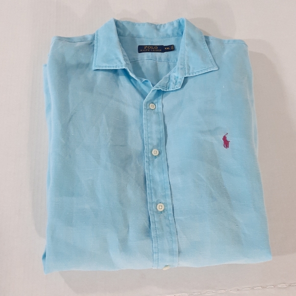 Polo Ralph Lauren Linen Long Sleeve Shirt - Picture 4 of 6